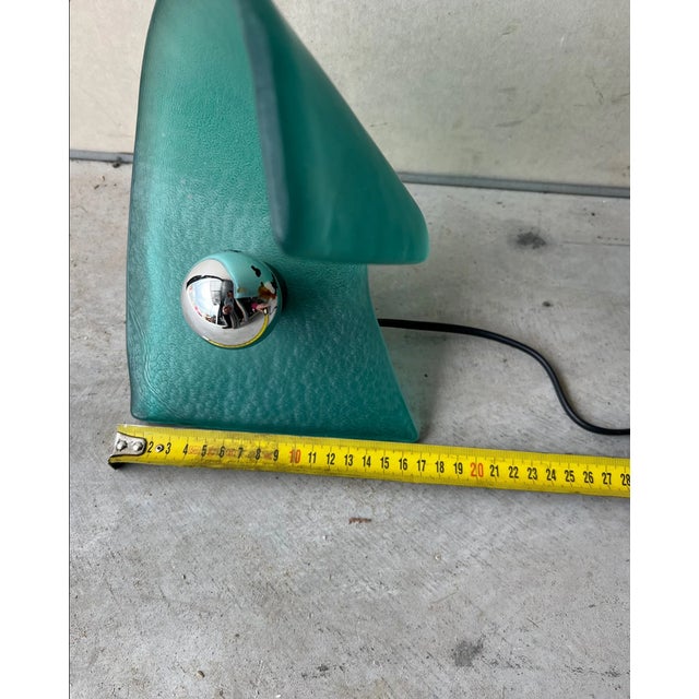 A fantastic and rare accent lamp, realized in the legendary ateliers de majo-murano, venezia. extremely rare and most...