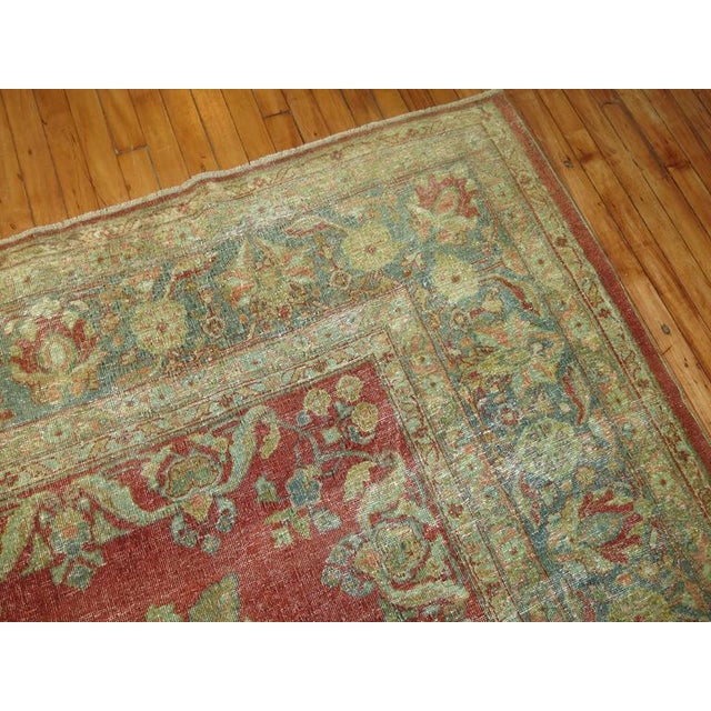 Early 20th Century Zabihi Collection Decorative Persian Sarouk Carpet For Sale - Image 4 of 10