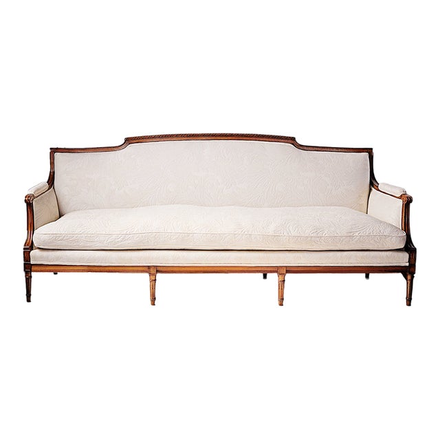 Antique French Louis XVI Style Sofa For Sale