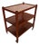 Mid-Century Three-Tier Wooden Drinks Trolley on Castors For Sale