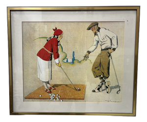 Unknown, The Golf Lesson, 1920s, Lithograph