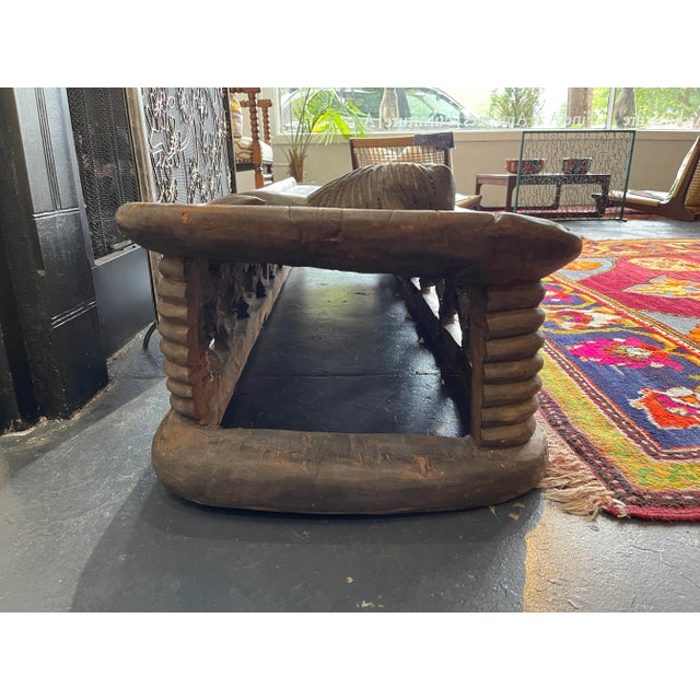 Coffee Vintage Bamileke Tribe of Cameroon Ceremonial Bed/Coffee Table For Sale - Image 8 of 9