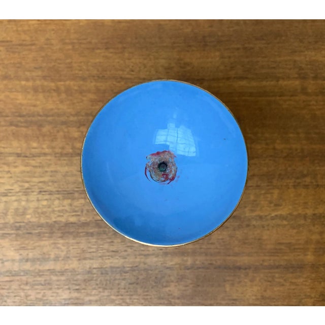 Vintage Enamel Candleholder For Sale - Image 8 of 18