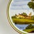 Brown Vintage Hand Painted Round Trinket Box by Manufacture Di Stefano, Italy, 1990s For Sale - Image 8 of 16