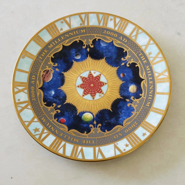 Vintage Royal Worcester Porcelain Plate in Celebration of the Millennium Measures approx: 8.5D x 1H Please visit my other...
