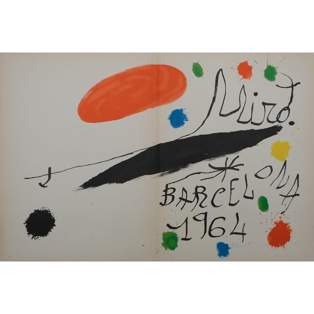 Joan Miro, Barcelona 1964, Lithograph For Sale