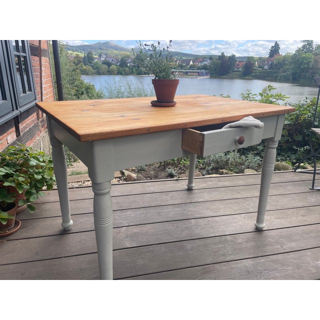 Wood Antique Table, 1890s For Sale - Image 7 of 18