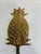 Mid 20th Century Vintage Solid Brass Pineapple Wall Hook For Sale - Image 5 of 9