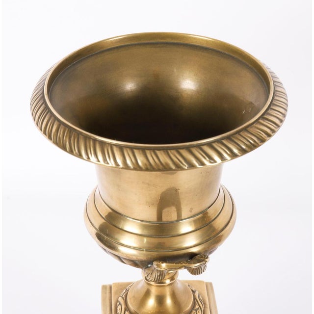 Antique Italian Grand Tour Borghese Bronze Campana Urns, 1800s, Set of 2 For Sale - Image 11 of 17