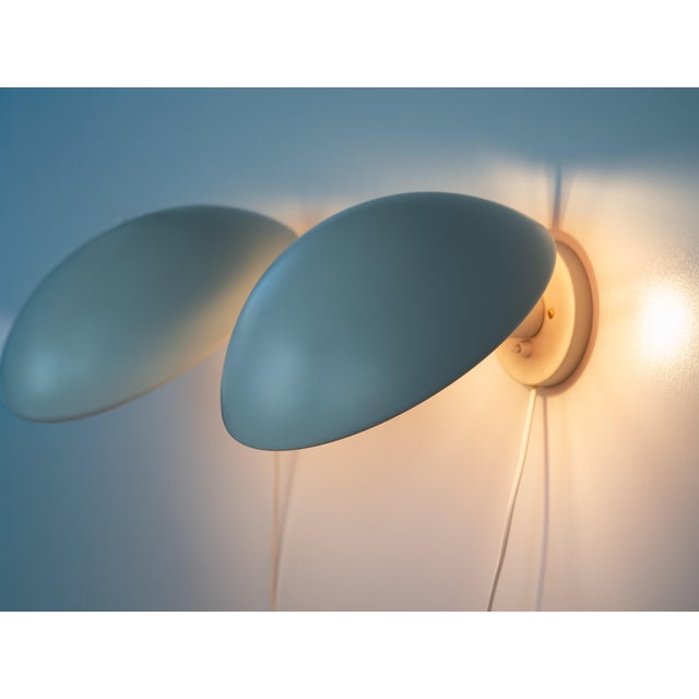 Vintage Danish PH Hat Maxi Wall Lamps by Poul Henningsen for Louis Poulsen, 1961, Set of 2 For Sale - Image 6 of 10