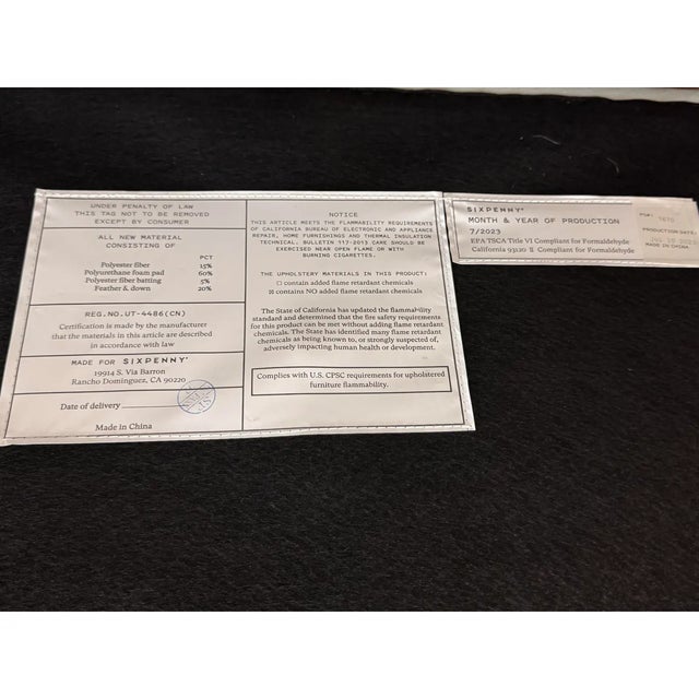 Sixpenny Neva Modular Sofa + Ottoman, Set of Four For Sale - Image 12 of 12