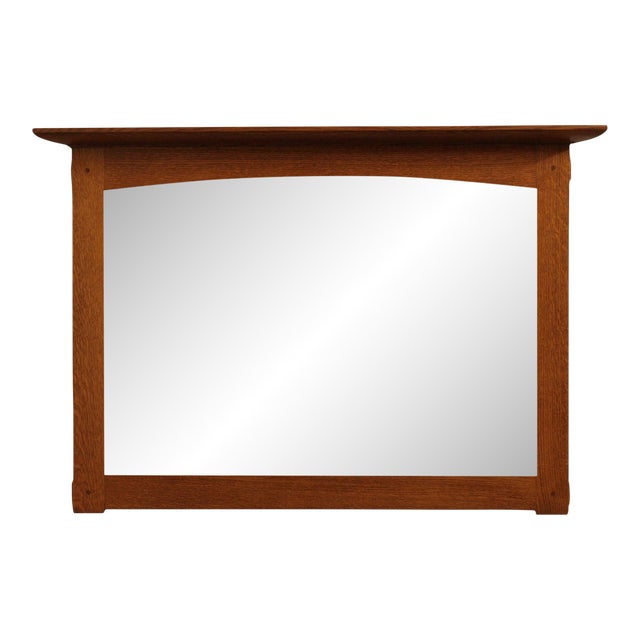Stickley Mission Collection Harvey Ellis Oak Wall Mirror Chairish