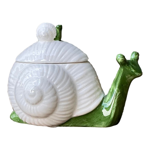Vintage Fitz and Floyd Snail Lidded Bowl