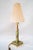 Art Deco Jade Table Lamp with Brass and Fabric Shade, 1920s For Sale - Image 6 of 18