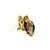 Early 21st Century 14k Yellow Gold Amethyst, Turquoise & Rose Quartz Studded Penguins Pin For Sale - Image 5 of 8