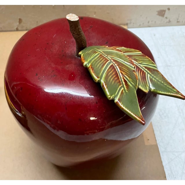 Early 21st Century Kent Conklin 'Apple on a Throne' Contemporary Pop Art Ceramic Sculpture For Sale - Image 5 of 10
