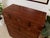 Vintage Campaign Mahogany Tall Chest With Brass Hardware For Sale - Image 10 of 10