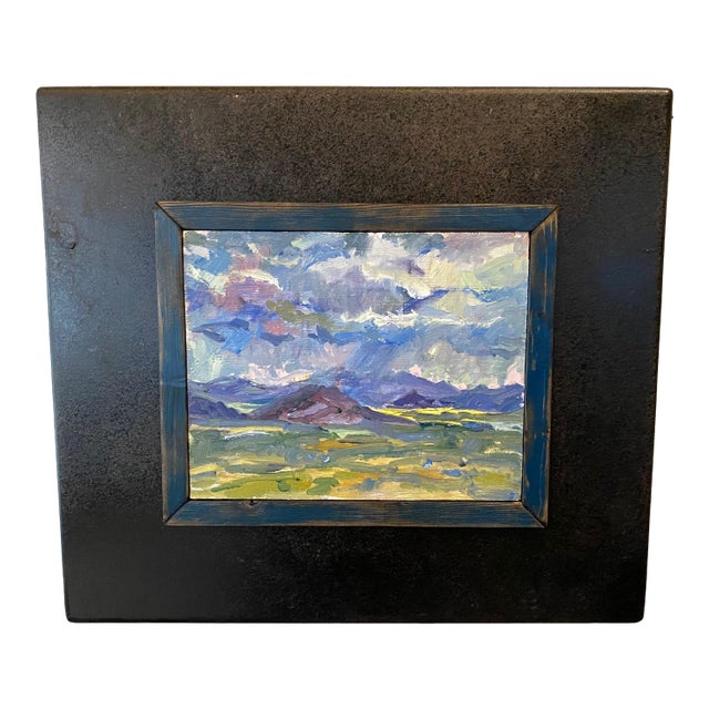 "The Storm Has Arrived" ~Original Oil Painting. Lorie Batson. Captures the Intense Scene and Feel as the Storm Arrives. For Sale