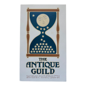 1976 David Lance Goines "The Antique Guild" Lithograph #56