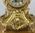 Rococo Vintage Rococo Mantel Clock in Brass For Sale - Image 3 of 14