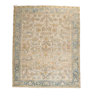 Early 20th Century Antique Persian Heriz Rug, 7'7'' X 9'