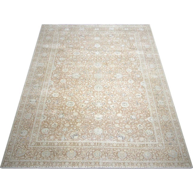 1940s 1940sPersian Kashan Rug For Sale - Image 5 of 6