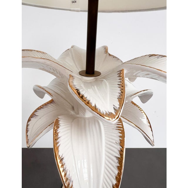 Ceramic Palm Tree Lamp by Tommaso Barbi, 1970s For Sale - Image 7 of 14