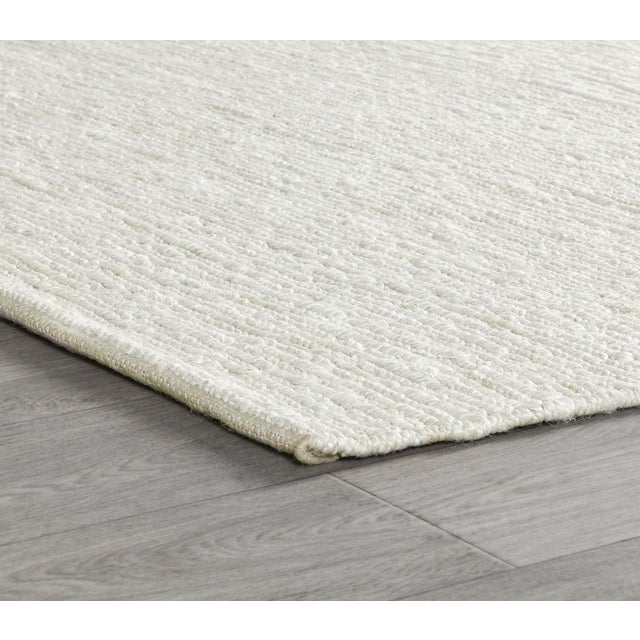 Contemporary Soumak Jute Ivory Rug - 2 X 3 For Sale - Image 3 of 4