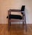 Jens Risom 1960s Jens Risom Design Arm Chair Black Upholstery For Sale - Image 4 of 12