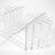 This pair of dynamic John Mascheroni table pedestals have a complex geometric design executed in thick Lucite. The two...