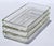 Mid-Century Modern Set of three rectangular Gucci Style Murano Art Glass Serving Dishes, Plates or larger Coasters. In...