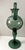 Rare 15" 1930s Empoli Verde Italian Hand-Blown Glass Pedestal Ewer Pitcher For Sale In New York - Image 6 of 12