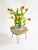 Mid-Century Modern Mosaic and Brass Side Table with Hair Pin Legs by Ilse Möbel, 1950s For Sale - Image 9 of 10