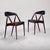 Rare, set of 8, Kai Kristiansen for Schou Andersen Model #31 Danish rosewood dining chairs. The vintage 1960s Danish...