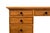 Brown Very Fine English Walnut and Ebony Pedestal Desk by David Linley For Sale - Image 8 of 14