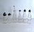 American 1870s Bancroft, Redfield & Rice Silverplate Cruet Castor Set 6 Etched Bottles For Sale - Image 3 of 12