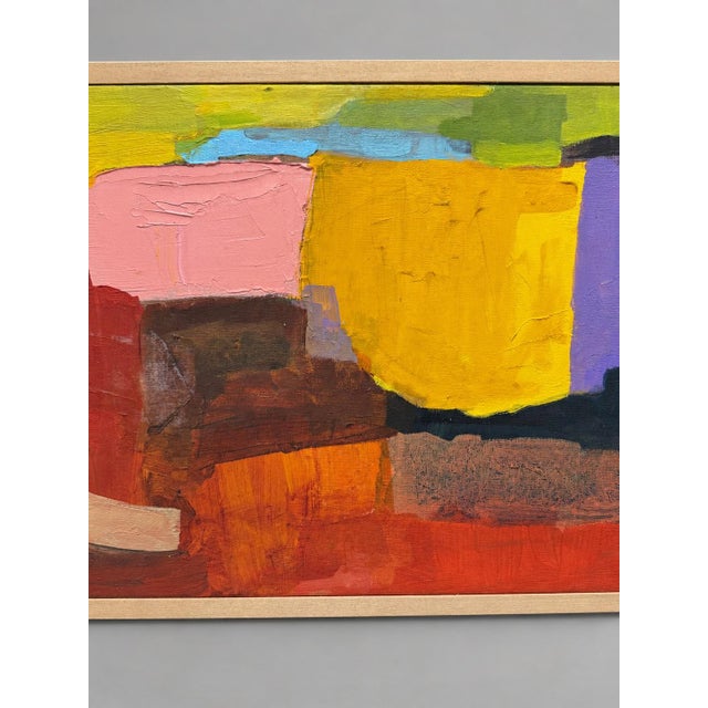 Mary Weatherall (American, 1930-2018) Abstract Oil Painting, C. 1980 For Sale - Image 4 of 6