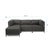 2020s Axis 4pc Sectional Sterling Charcoal Titanium Frame For Sale - Image 5 of 6