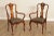 Traditional Dutch Marquery Inlaid Mahogany Pair of Armchairs For Sale - Image 3 of 13
