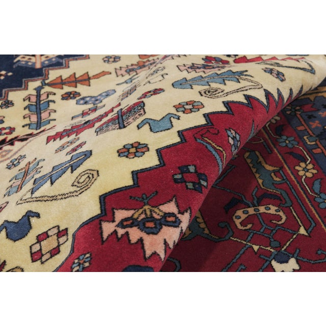 Vintage Turkish Heriz Rug, 09'00 X 11'11 For Sale In Dallas - Image 6 of 10