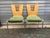 Stackable Metal and Wood Chairs, 1990s, Set of 4 For Sale - Image 12 of 16