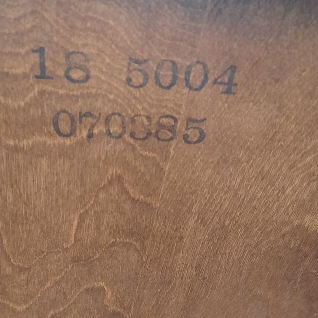 Vintage Ethan Allen Cherry Chest of 5 Drawers Dresser 18 5004 For Sale - Image 10 of 11