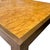 1970s Parsons Extension Dining Table in Oak and Amboyna Burl by John Richardson For Sale In Atlanta - Image 6 of 9