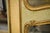 Trumeau Mirror with Crackled Patina and Oil on Panel Depicting a 19th-Century Romantic Scene For Sale - Image 4 of 12