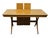 Tan Baumritter Solid Birch MCM Mid-Century Modern 84" Trestle Dining Table For Sale - Image 8 of 10