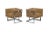 Milo Baughman for Thayer Coggin Thayer Coggin "T-Back Chairs" by Milo Baughman - A Pair For Sale - Image 4 of 5