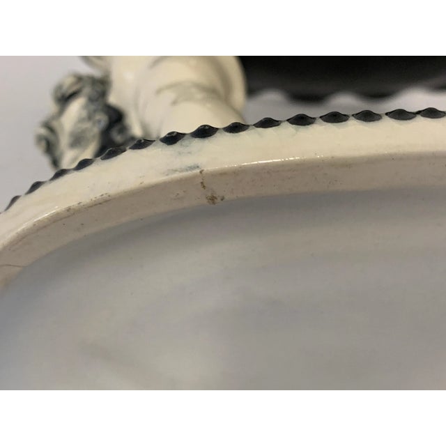 Black Wiener Keramik Werkstätte Centerpiece Putti For Sale - Image 8 of 13