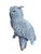 This impressive vintage sculpture, meticulously crafted in England,depicts a majestic Horned Owl perched atop a weathered...