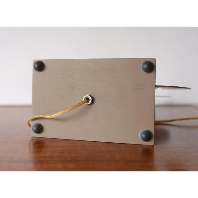 1980s Postmodern Memphis Style Metal Howling Wolf Table Lamp For Sale - Image 12 of 12