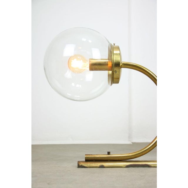 Large Mid-Century Italian Brass Wall or Ceiling Lamp, 1960s For Sale - Image 14 of 16